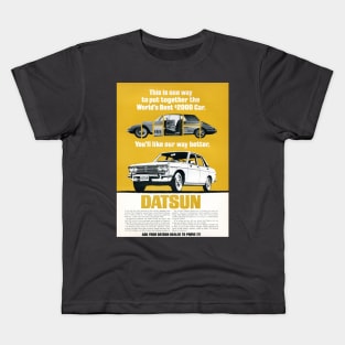 Vintage Car Ad 1969 Datsun 510 Kids T-Shirt